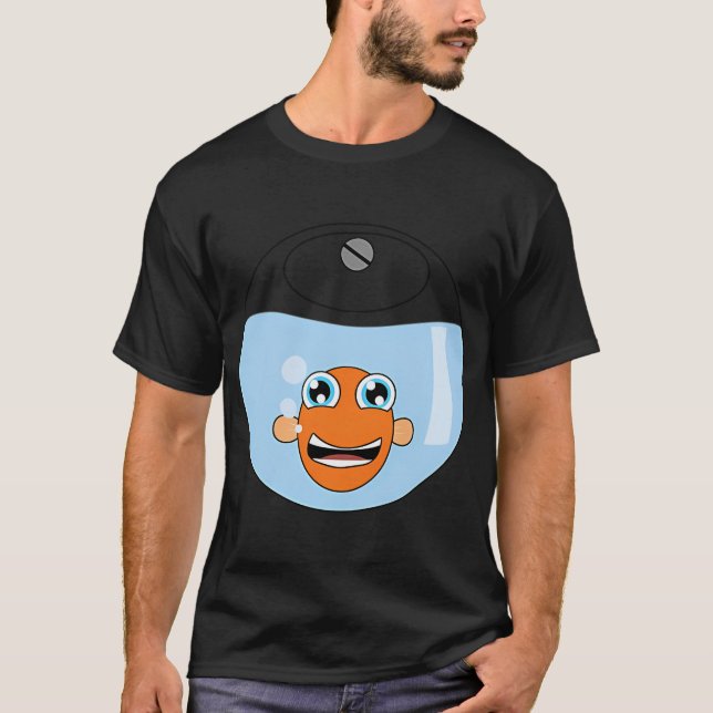 Camiseta Pez de bolsillo color pequeño (Anverso)