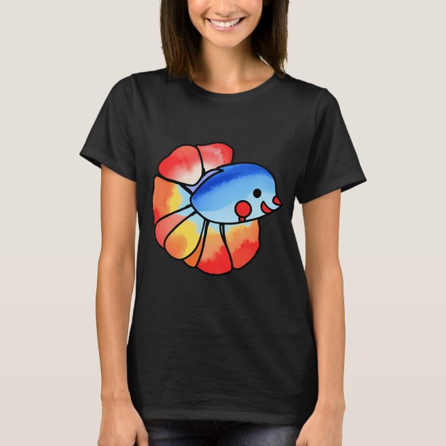 Camiseta pez de dibujos animados (Anverso)