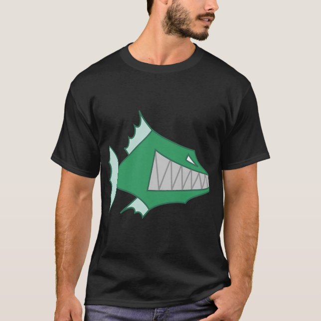 Camiseta pez de dibujos animados (Anverso)