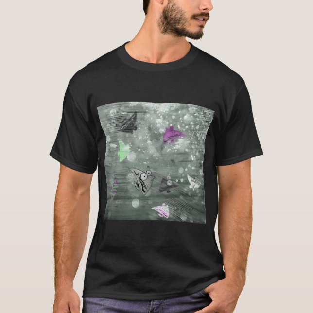 Camiseta Pez de Dibujos Animados (Anverso)