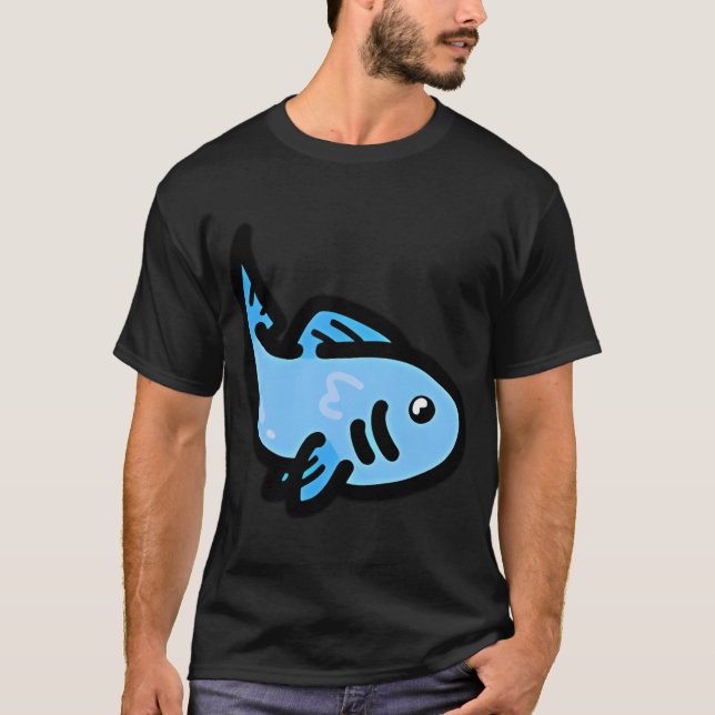 Camiseta Pez de Dibujos Animados (Anverso)