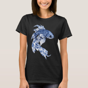 Camiseta Pez de lucha de toile - Hermoso y peligroso