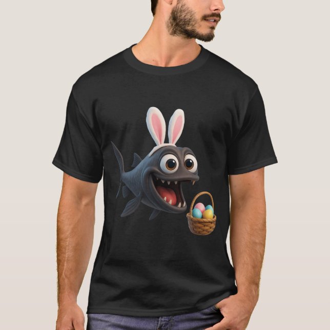 Camiseta Pez de mandíbula suelta de Pascua (Anverso)