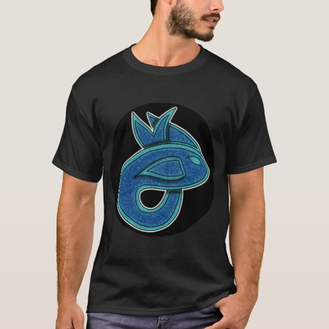 Camiseta Pez de Mar Azul (Anverso)