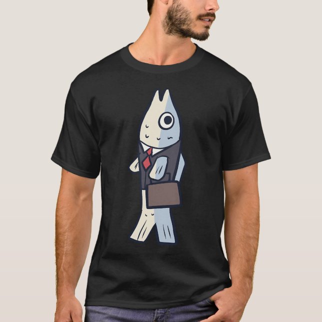 Camiseta Pez de negocios (Anverso)