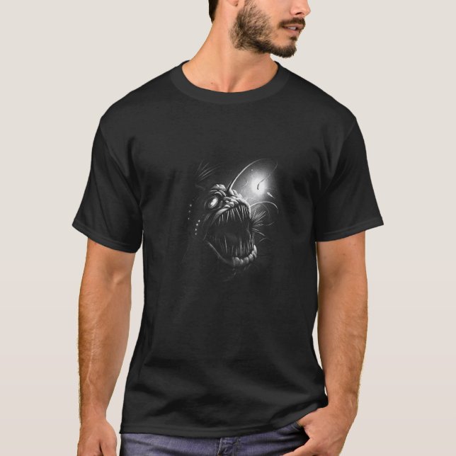 Camiseta Pez de pesca en alta mar (Anverso)