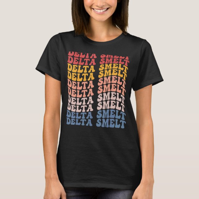 Camiseta Pez delta groovy retro (Anverso)