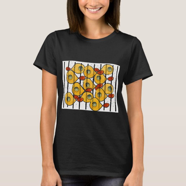 Camiseta Pez detrás de rejas (Anverso)