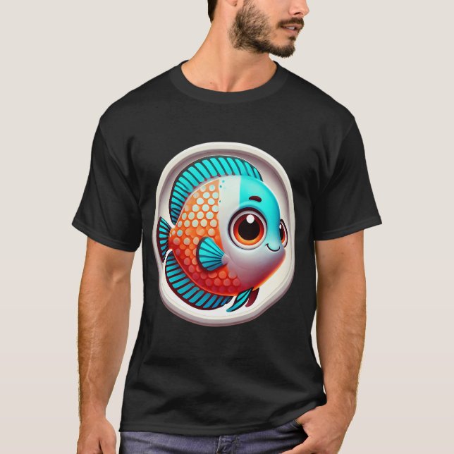 Camiseta Pez Disco Adorable (Anverso)