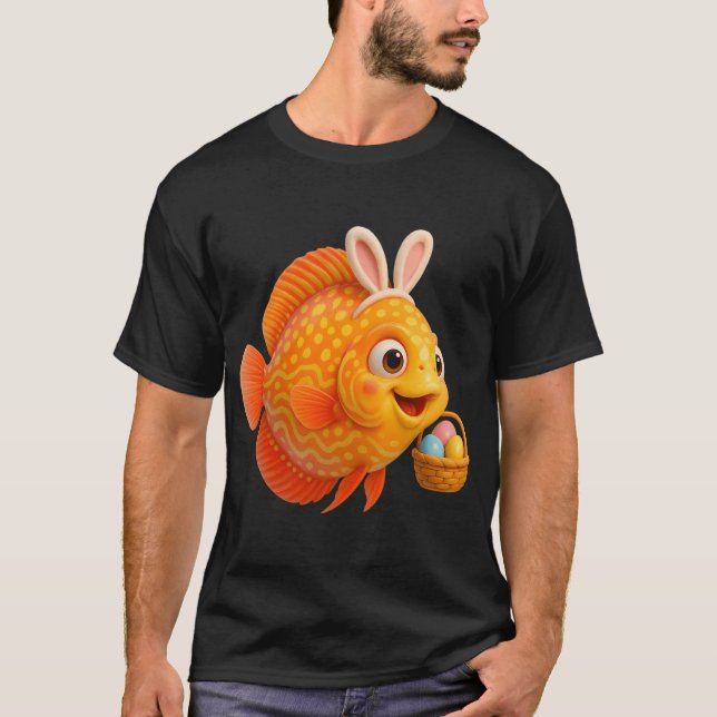 Camiseta Pez Disco de Pascua (Anverso)