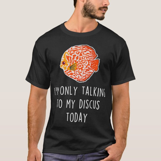 Camiseta Pez Disco Hablando Con (Anverso)
