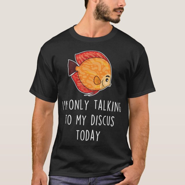 Camiseta Pez Disco Hablando Con (Anverso)