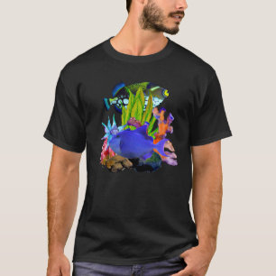 Camiseta Pez Disparador Niger Arrecife Agresivo Acuario Agu