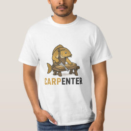Camiseta Pez Divertido Carpintero Animal Juego de Palabras