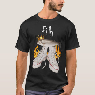 Camiseta Pez Divertido Fih Meme