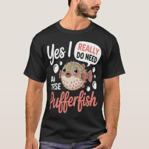 Camiseta Pez Divertido Pez Globo Lindo
