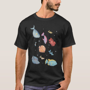 Camiseta Pez dólar de plata de Navidad
