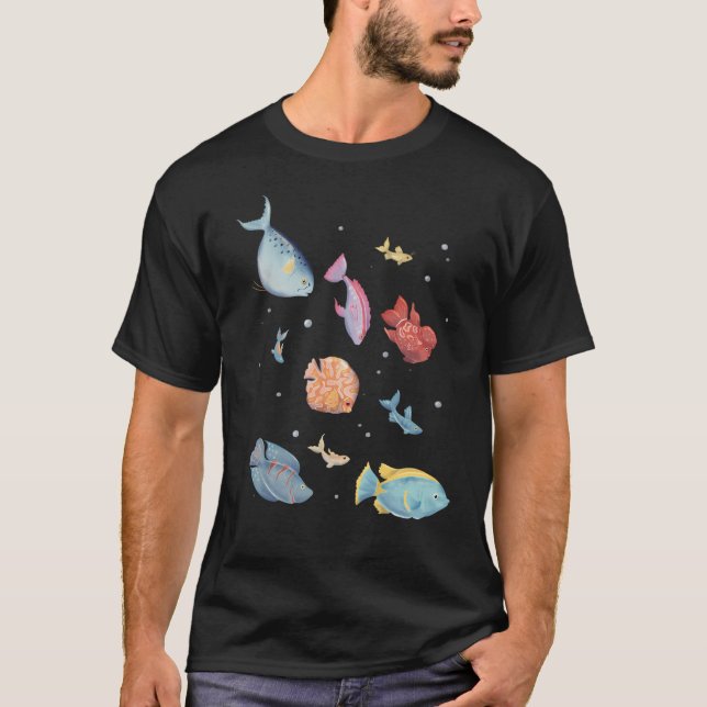 Camiseta Pez dólar de plata de Navidad (Anverso)