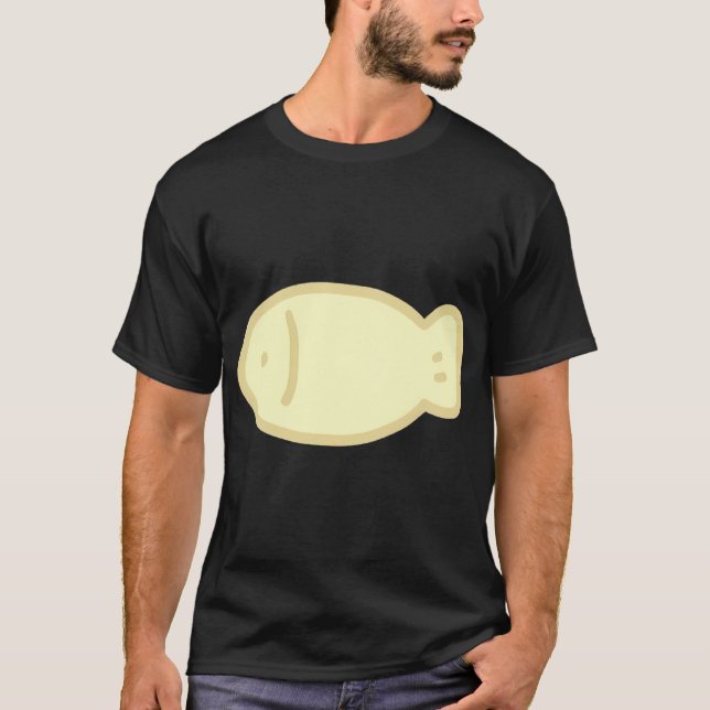 Camiseta Pez Doodle Amarillo (Anverso)