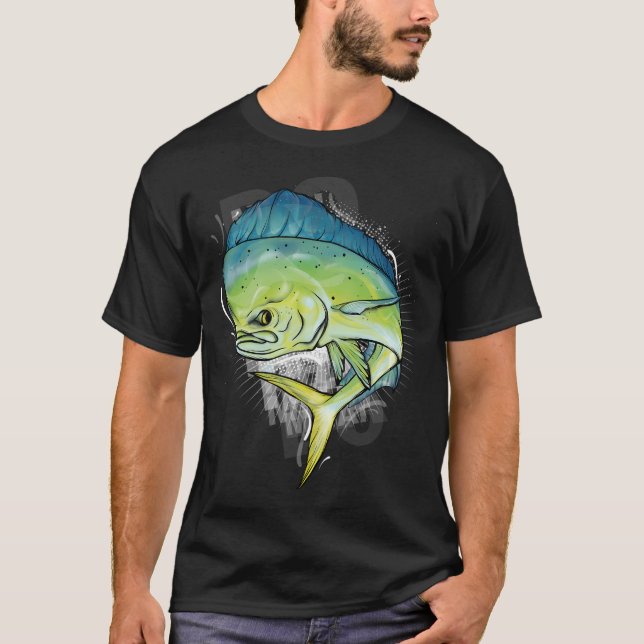 CAMISETA PEZ DORADO (Anverso)