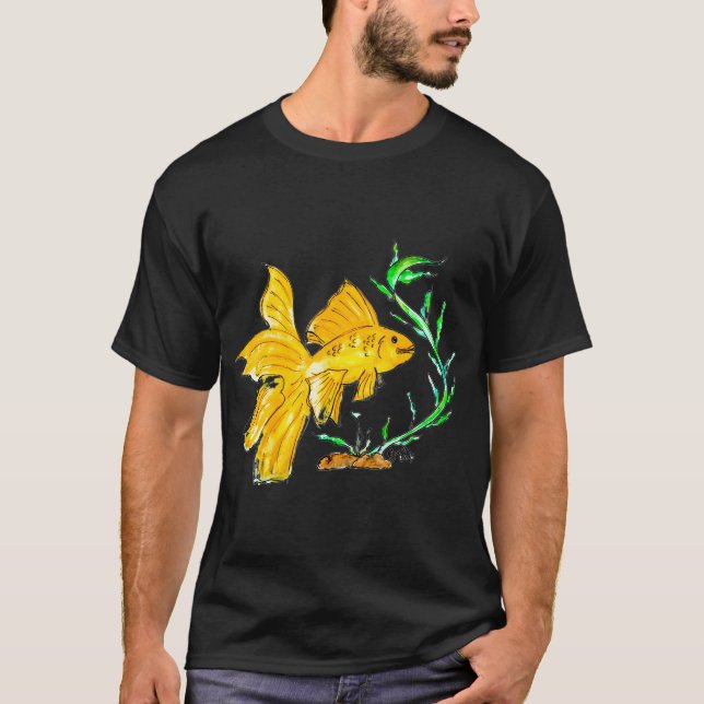 Camiseta Pez dorado (Anverso)