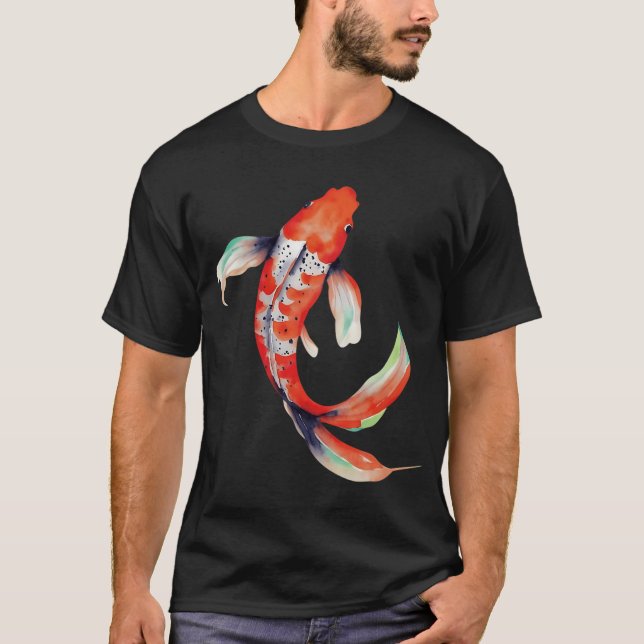 Camiseta Pez dorado. (Anverso)