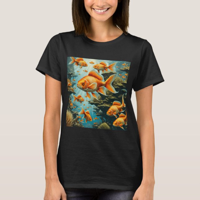 Camiseta Pez dorado (Anverso)