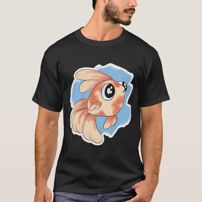 Camiseta Pez dorado (Anverso)