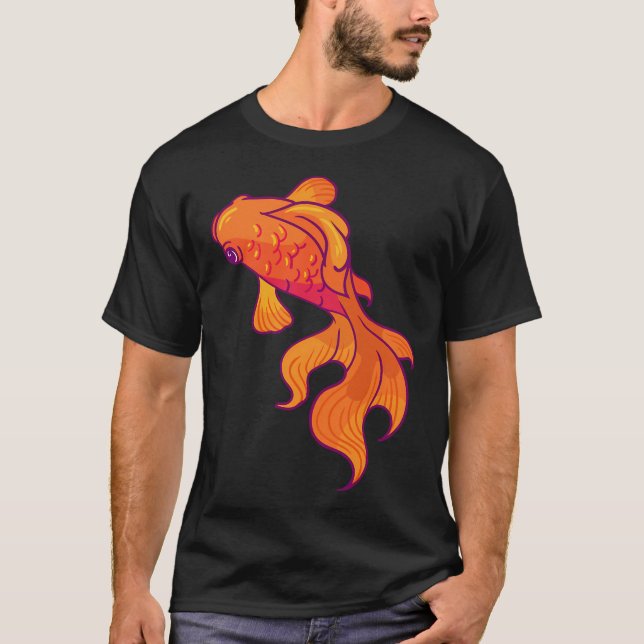 Camiseta Pez dorado (Anverso)