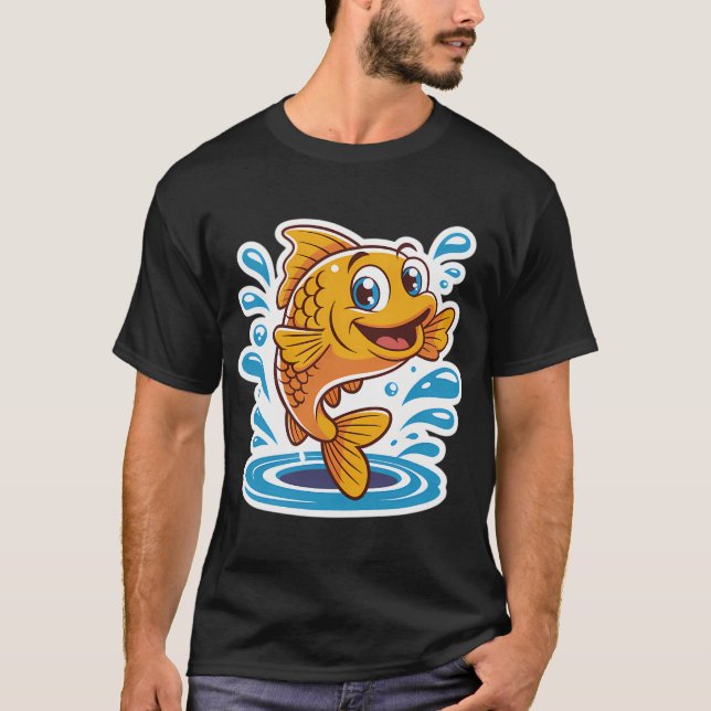 Camiseta Pez Dorado (Anverso)