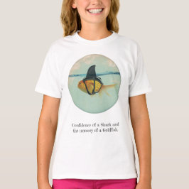 Camiseta Pez dorado con aleta de tiburón