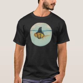 Camiseta Pez dorado con aleta de tiburón