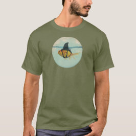 Camiseta Pez dorado con aleta de tiburón