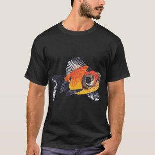 Camiseta PEZ DORADO DE COLA DE ABANICO OJO DE TELESCOPIO-Ca