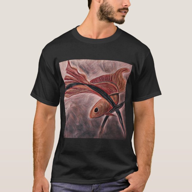 Camiseta Pez dorado encantador (Anverso)