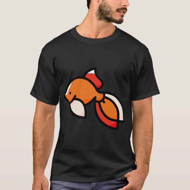 Camiseta Pez dorado feliz (Anverso)
