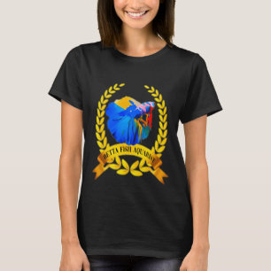 Camiseta Pez dorado mariposa - negro