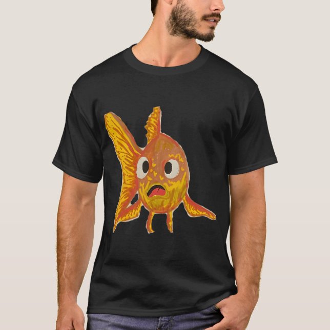 Camiseta Pez dorado naranja (Anverso)