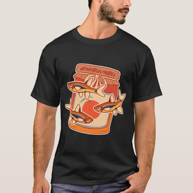 Camiseta Pez dorado neón (Anverso)