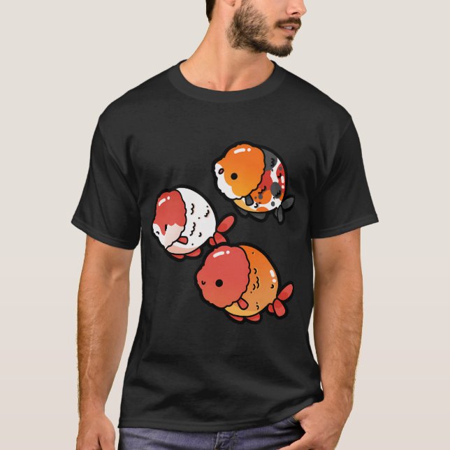 Camiseta Pez dorado Ranchu (Anverso)