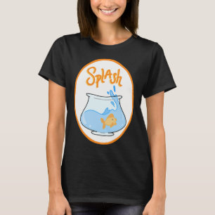 Camiseta Pez dorado salpicadura