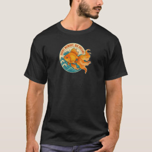 Camiseta Pez Dorado Vintage Sueños Grandes Memoria Corta