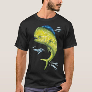 Camiseta Pez dorado y peces cebo