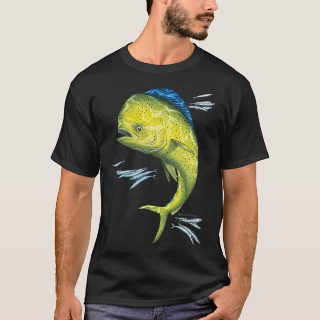 Camiseta Pez dorado y peces cebo (Anverso)