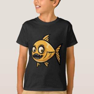 Camiseta Pez dorado zombie divertido de Halloween