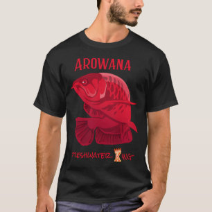 Camiseta Pez Draco Rojo Rey de Agua Dulce