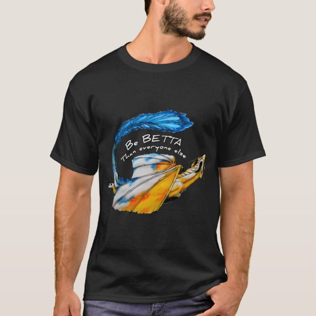 Camiseta Pez Dragón Betta (Anverso)