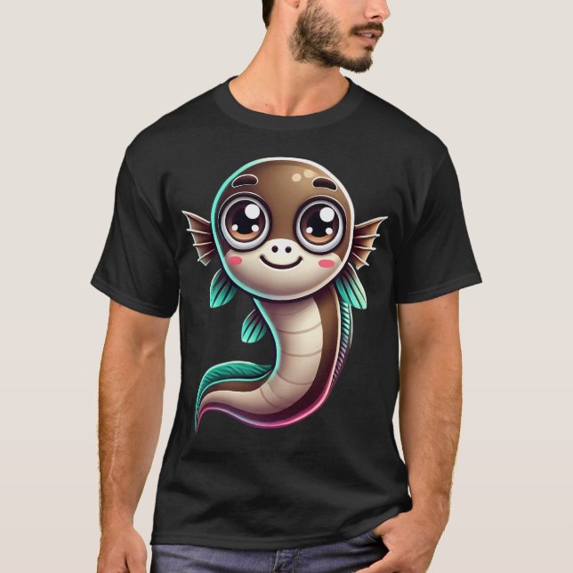 Camiseta Pez Eelpout Adorable (Anverso)