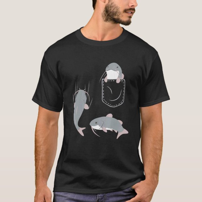 Camiseta Pez En Bolsillo Bagre (Anverso)