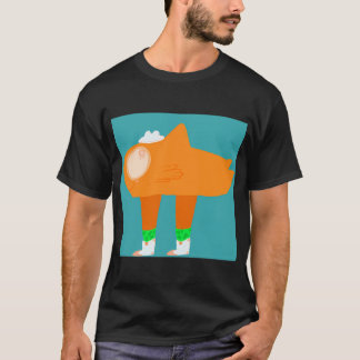 Camiseta Pez en botas, Personaje de dibujos animados de pez